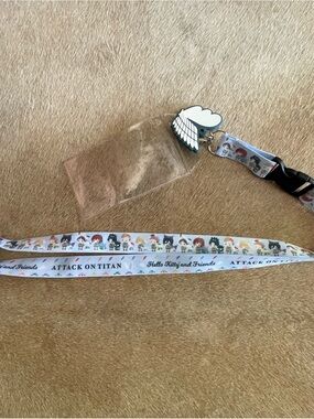 Hello Kitty & Friends X Attack On Titan Lanyard